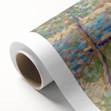 Impressionist Urban Scene - Street and Buildings Wall Art Print