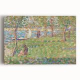 Impressionist Urban Scene - Street and Buildings Wall Art Print