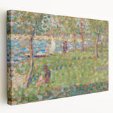 Impressionist Urban Scene - Street and Buildings Wall Art Print