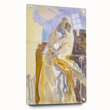 Modern Wall Art - Ethereal Abstract Portrait in Soft Neutral Tones
