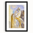 Modern Wall Art - Ethereal Abstract Portrait in Soft Neutral Tones