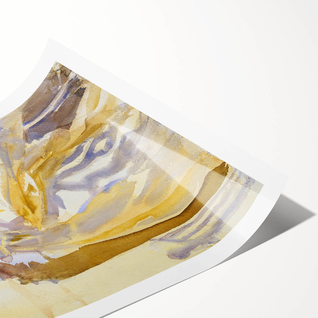Modern Wall Art - Ethereal Abstract Portrait in Soft Neutral Tones