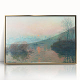 Impressionist Cityscape - Vibrant Street and Buildings Wall Art Print