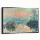 Impressionist Cityscape - Vibrant Street and Buildings Wall Art Print