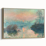 Impressionist Cityscape - Vibrant Street and Buildings Wall Art Print