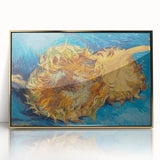 Impressionist Garden Scene - Flowers and Pathway Wall Art Print