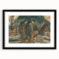 Night Walkers" Abstract Modern Art - Minimalist Modern Decor