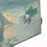 Sunset on the Seine: Claude Monet's Impressionist Wall Art Masterpiece