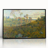 Sunset at Montmajour: Impressionist Landscape Wall Art by Van Gogh