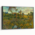 Sunset at Montmajour: Impressionist Landscape Wall Art by Van Gogh