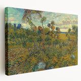 Sunset at Montmajour: Impressionist Landscape Wall Art by Van Gogh