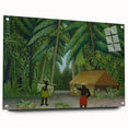 Banana Harvest" Modern Wall Art - Contemporary Tropical Decor