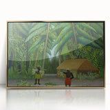 Banana Harvest" Modern Wall Art - Contemporary Tropical Decor