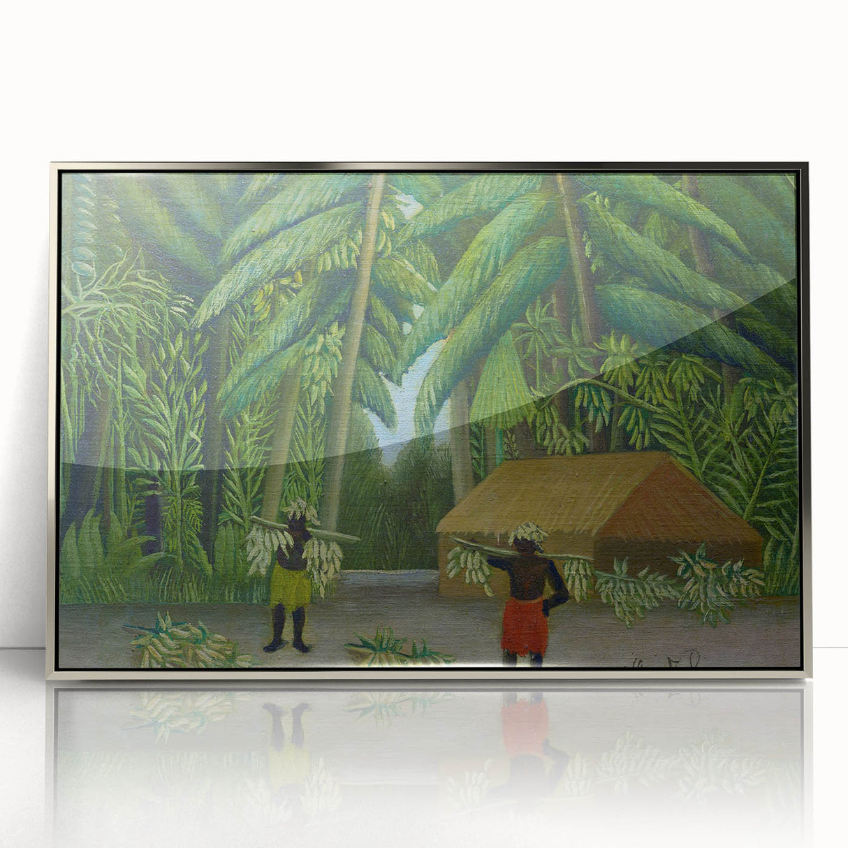 Banana Harvest" Modern Wall Art - Contemporary Tropical Decor