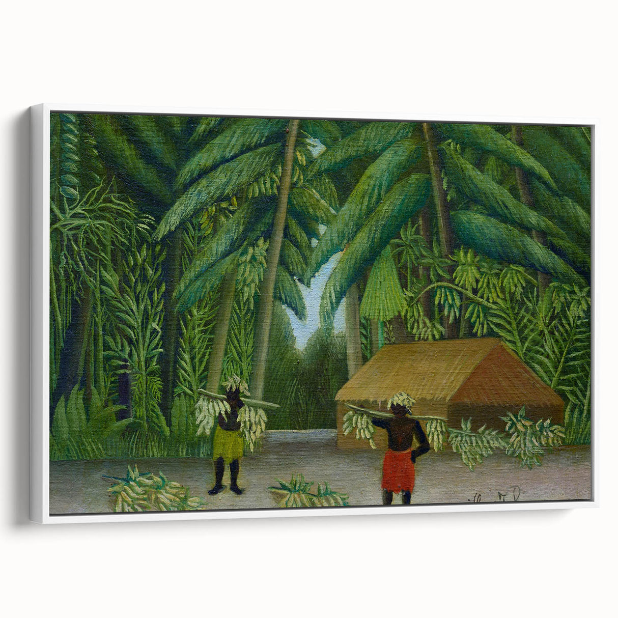 Banana Harvest" Modern Wall Art - Contemporary Tropical Decor