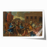 The Abduction of the Sabine Women: Baroque Historical Wall Art