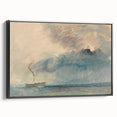 Romantic Art Prints: Paddle Steamer in a Storm - Historical Wall Art