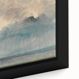 Romantic Art Prints: Paddle Steamer in a Storm - Historical Wall Art