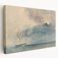 Romantic Art Prints: Paddle Steamer in a Storm - Historical Wall Art