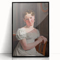 Neoclassical Art Print: Julie Eckersberg Portrait - Timeless Elegance