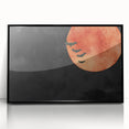Spooky Wall Art - Blood Moon and Bats Watercolor Print