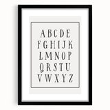 Rustic Alphabet Nursery Wall Art – Baby Room Decor & Kids Prints