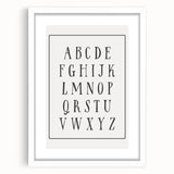 Rustic Alphabet Nursery Wall Art – Baby Room Decor & Kids Prints