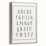 Rustic Alphabet Nursery Wall Art – Baby Room Decor & Kids Prints