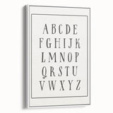 Rustic Alphabet Nursery Wall Art – Baby Room Decor & Kids Prints