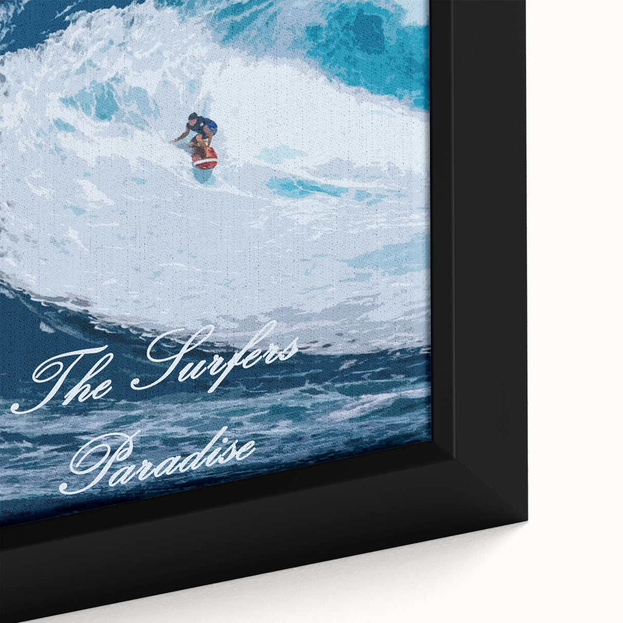 Retro Hawaii Surfer Poster – Vintage Surfing Paradise Art
