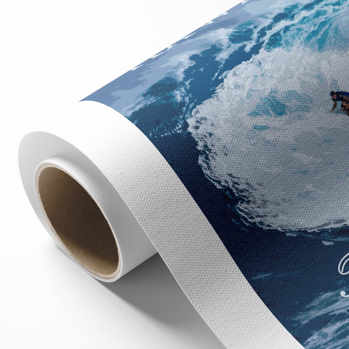 Retro Hawaii Surfer Poster – Vintage Surfing Paradise Art