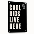 Cool Kids Live Here - Boys Room Wall Art Kids Wall Art Prints