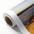 Art Deco poster of a Brazilian landscape, featuring pastel colors on rolled canvas, suitable for nursery wall art.