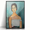 Christina" Portrait Modern Wall Art - Abstract Contemporary Decor