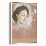 Impressionist Portrait Art - Degas' "The Artist's Cousin" Print