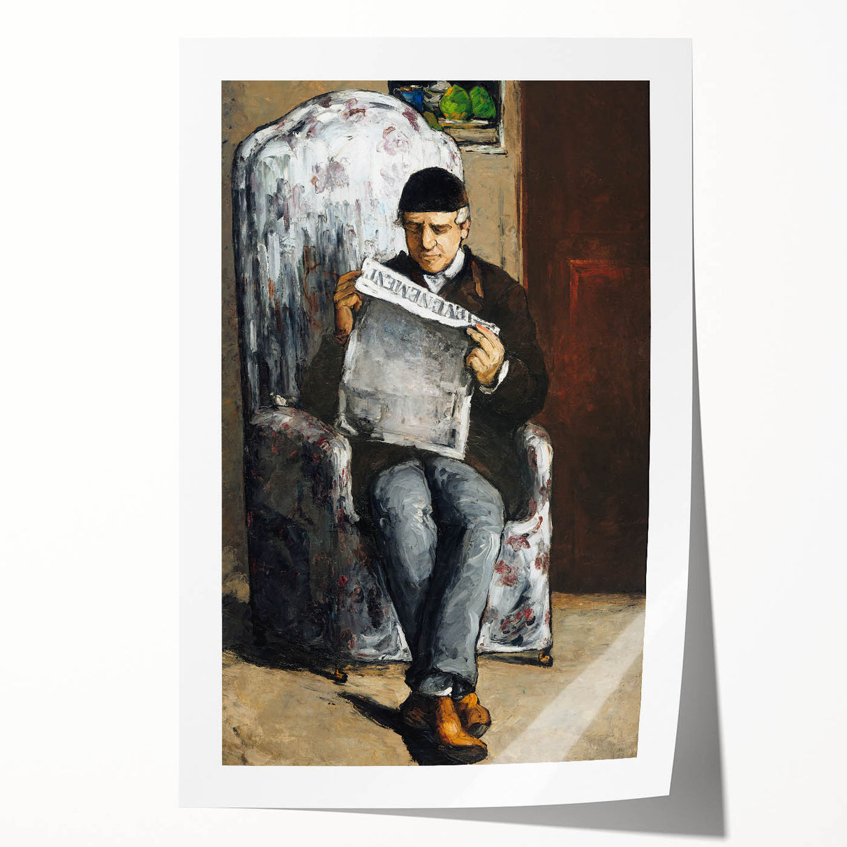 Impressionist Portrait Art - Cézanne's "The Artist's Father" Print