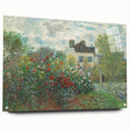 Artist's Garden in Argenteuil: Monet's Impressionist Floral Wall Art