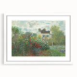 Artist's Garden in Argenteuil: Monet's Impressionist Floral Wall Art