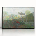 Artist's Garden in Argenteuil: Monet's Impressionist Floral Wall Art
