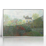 Artist's Garden in Argenteuil: Monet's Impressionist Floral Wall Art