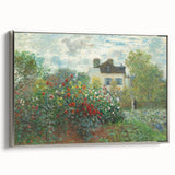 Artist's Garden in Argenteuil: Monet's Impressionist Floral Wall Art
