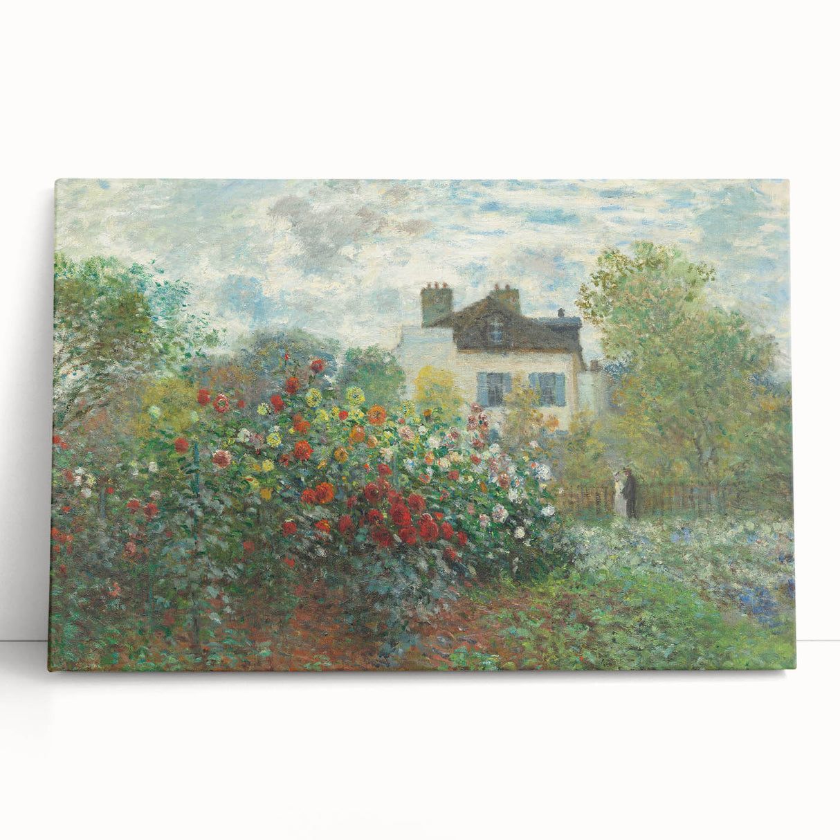 Artist's Garden in Argenteuil: Monet's Impressionist Floral Wall Art