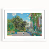 Artist's House at Argenteuil: Monet's Impressionist Garden Wall Art