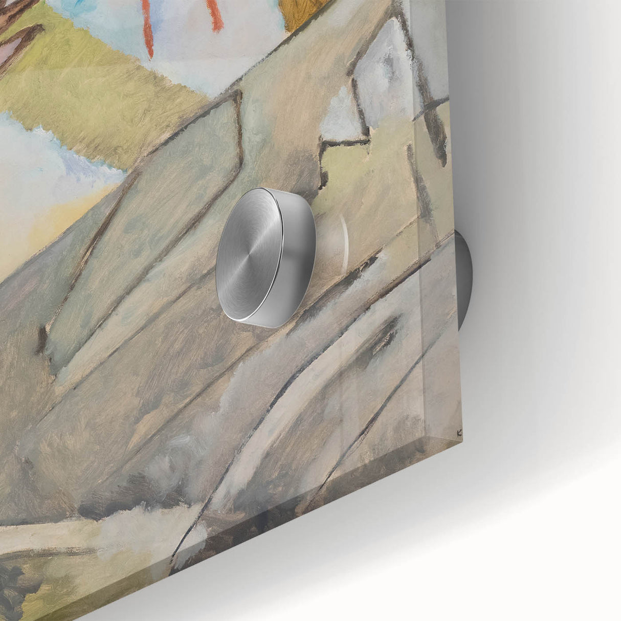 Modern Wall Art - Abstract Expressionist Composition with Bold Colors
