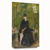Impressionist Portrait Art - Morisot's "The Artist's Sister in a Park