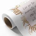 Floral Typography Art Print – Inspirational Quote on Canvas