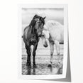 Rolled canvas print showcasing a vibrant design of 50 colorful animal illustrations, packaged securely in a cardboard tube, perfect for home decor enthusiasts.