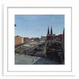 Urban Art Deco Wall Art – 1920s Cityscape with Vintage Charm