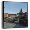 Urban Art Deco Wall Art – 1920s Cityscape with Vintage Charm