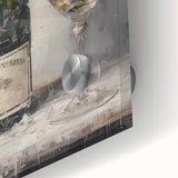 Elegant Holiday Champagne Celebration Wall Art - Christmas Art Prints